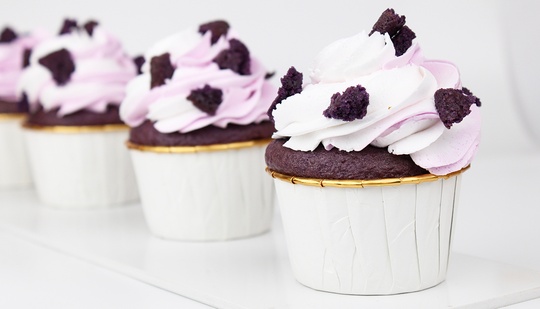 Lavender Berry Cupcakes Recipe