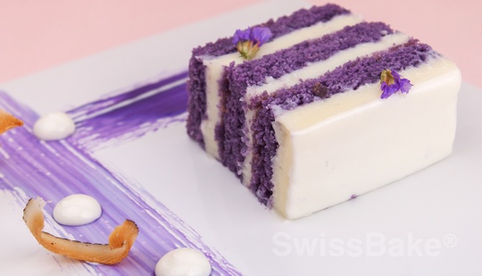 LAVENDER BERRY CAKE WITH COCONUT GANACHE RECIPE