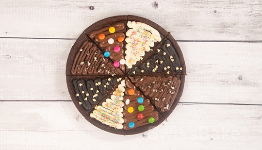 Brownie Cookie Pizza Using Brookie Mix