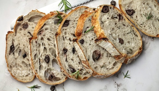 Olive & Parmesan Sourdough Bread Recipe
