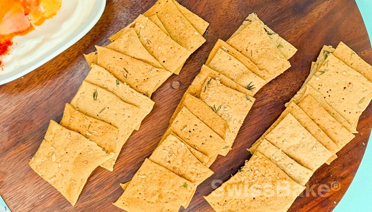 Unleavened Sourdough Crackers Recipe