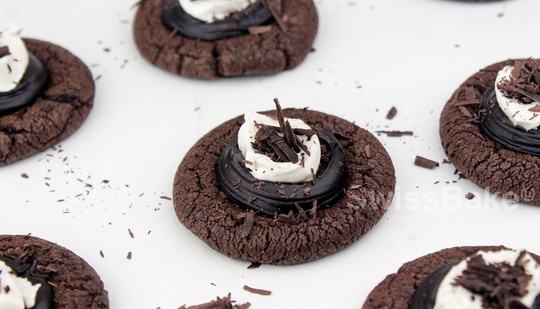 Chocolate Thumbprint Cookies Recipe