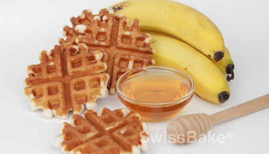 Banana Waffles Recipe using Banana Cake Mix