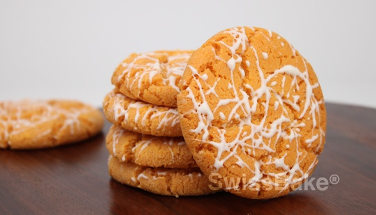 Orange Crinkle Cookies Recipe