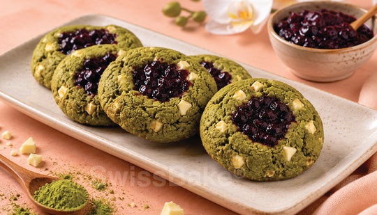 Matcha Thumbprint Cookie Recipe