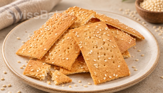 Potato Sourdough Crackers