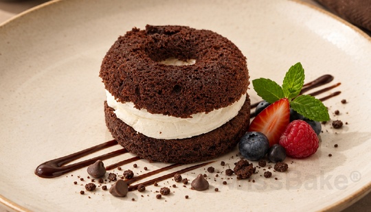 Brookie Sandwich with Cream Cheese Filling 